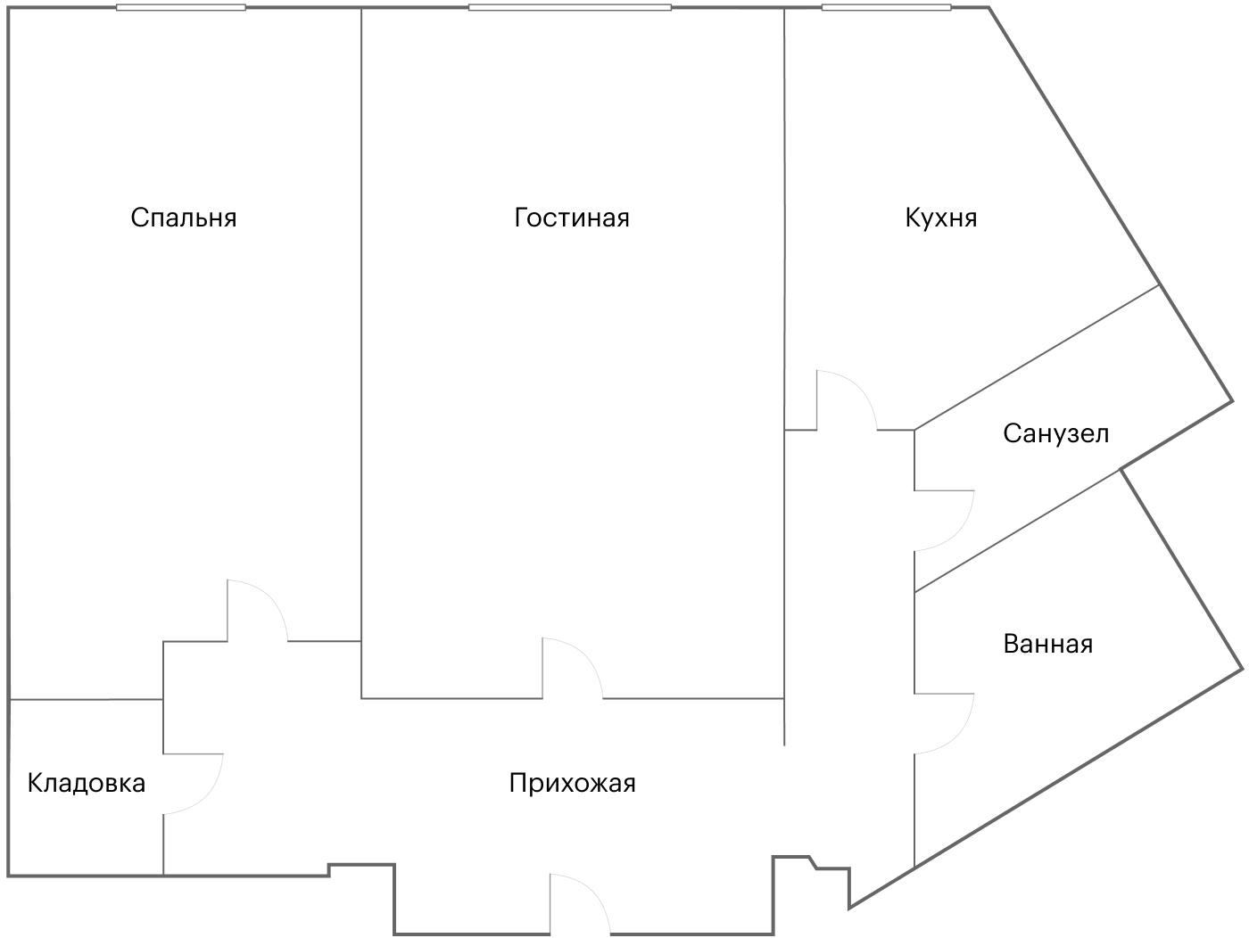 Я живу в квартире похожей планировки