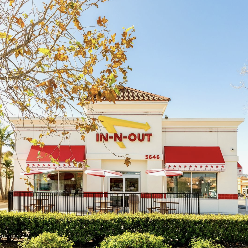 Рестораны In-N-Out оформлены в стиле ретро