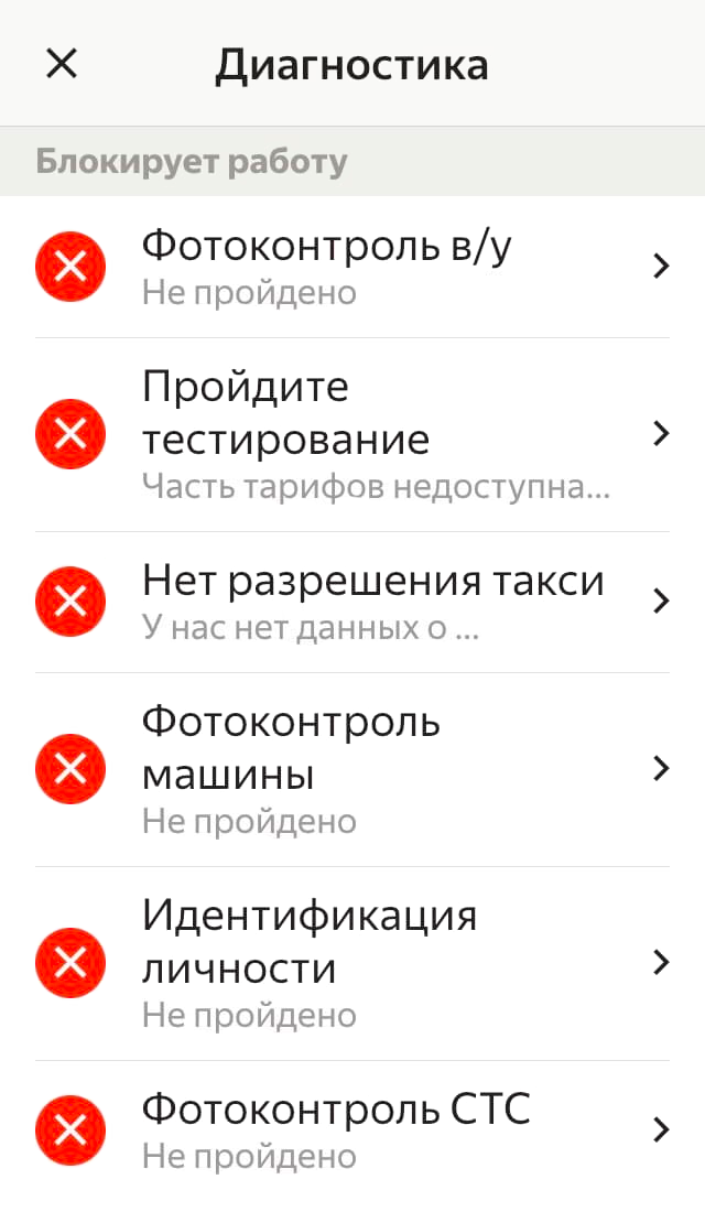 Чтобы начать работу, нужно подтвердить данные о себе и автомобиле