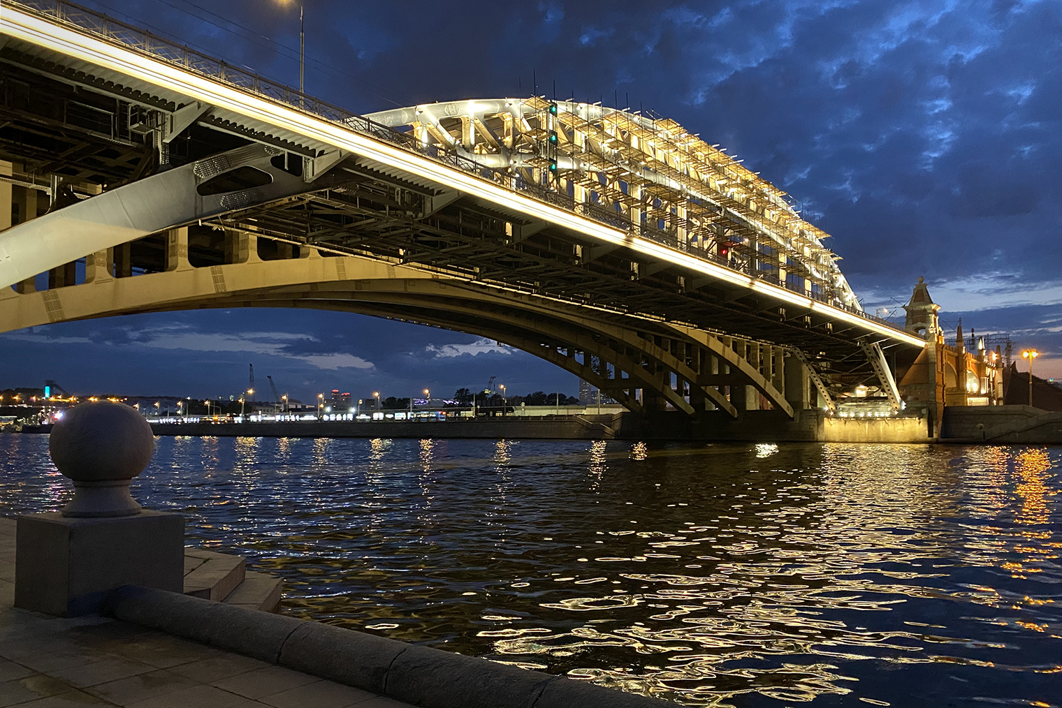 Мост для МЦК по дороге в Лужники