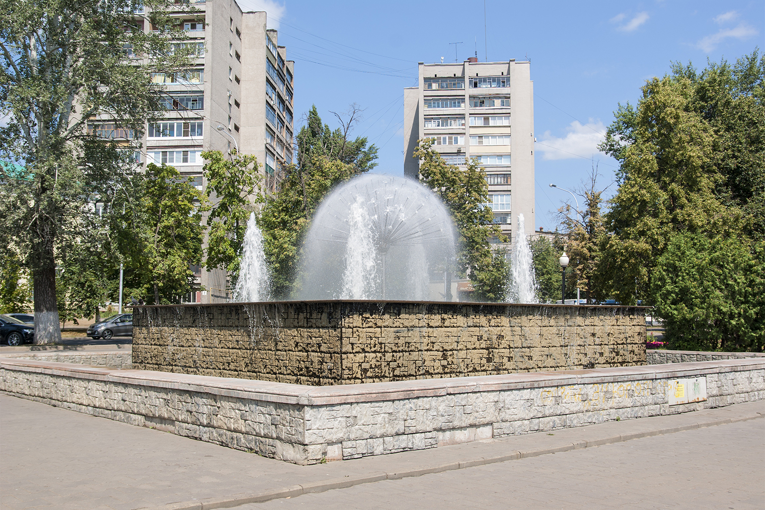 Фонтан на улице Ленина. Фотография: Andrejs Baigozins / iStock